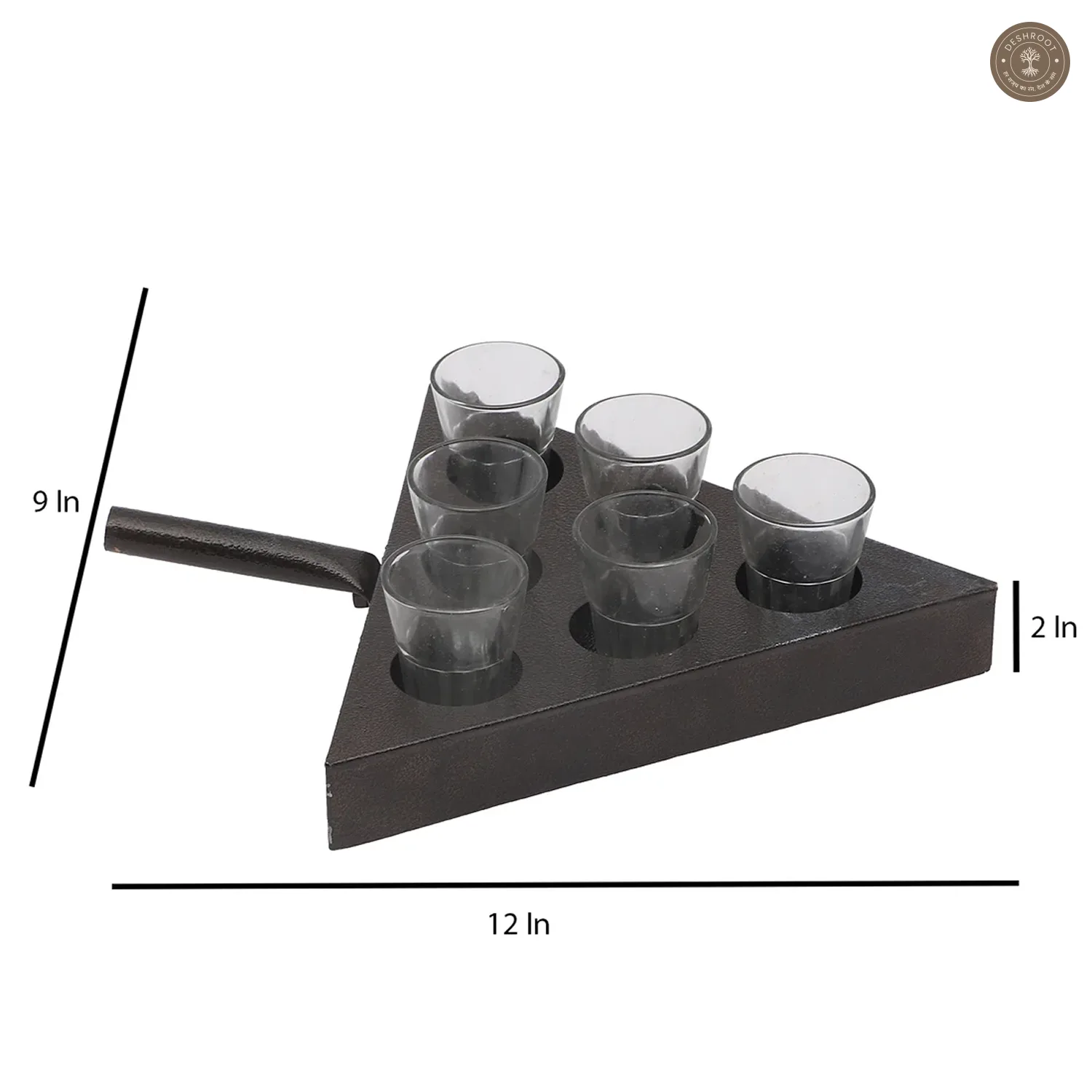 Gol Gappa Shots Khurpi Platter