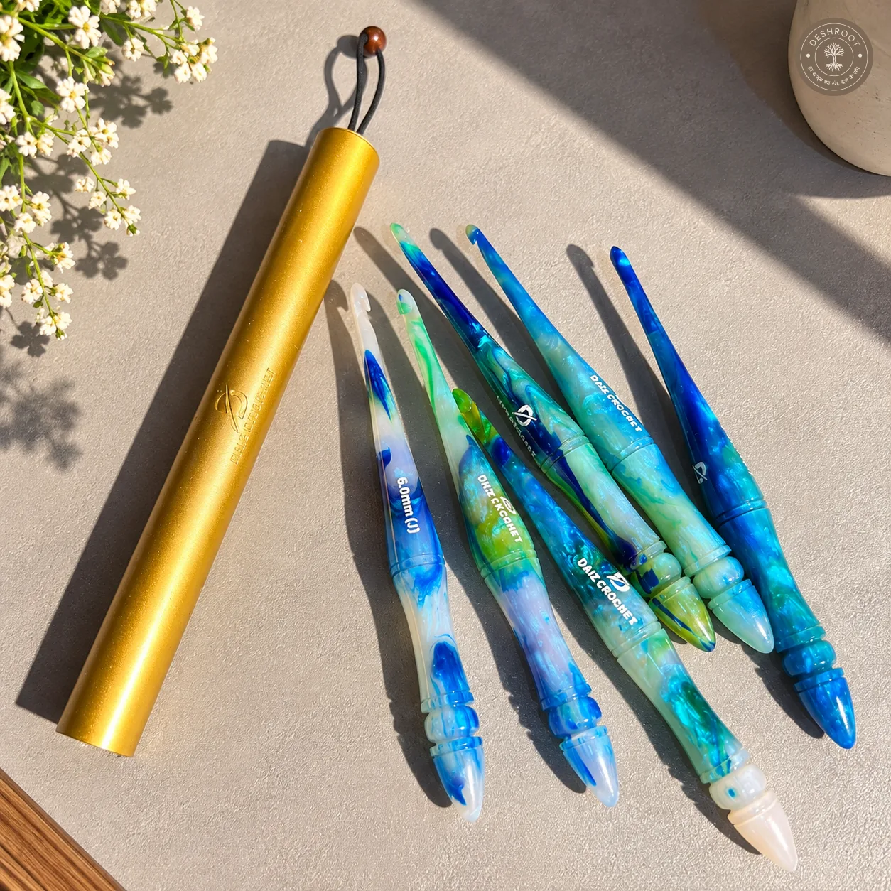 Ocean Blue Crochet Hook
