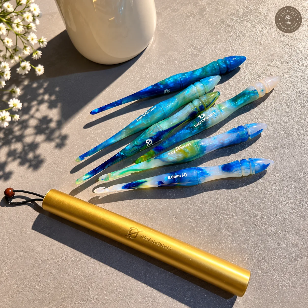 Ocean Blue Crochet Hook