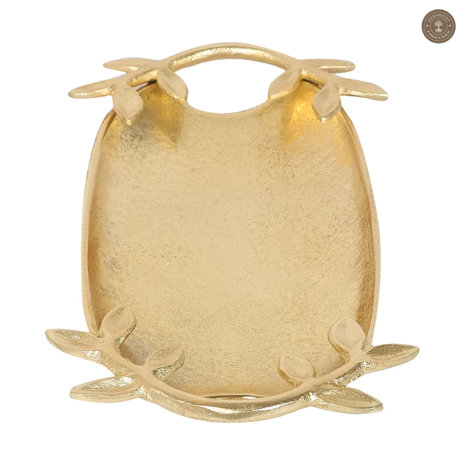 Gold Leaf Aluminium Tray