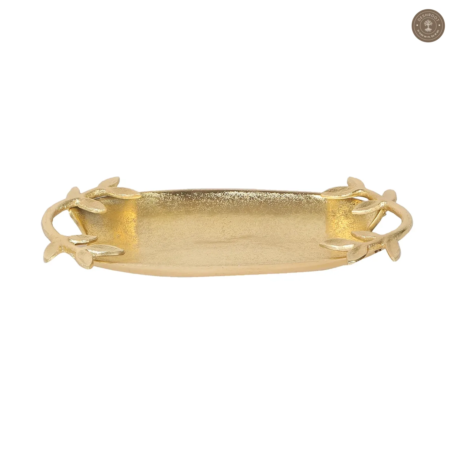 Gold Leaf Aluminium Tray