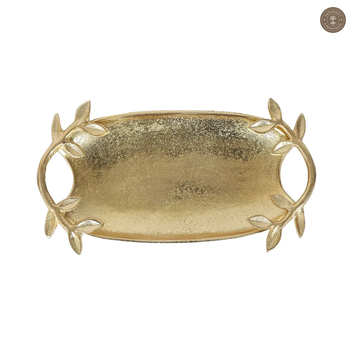 Gold Leaf Aluminium Tray
