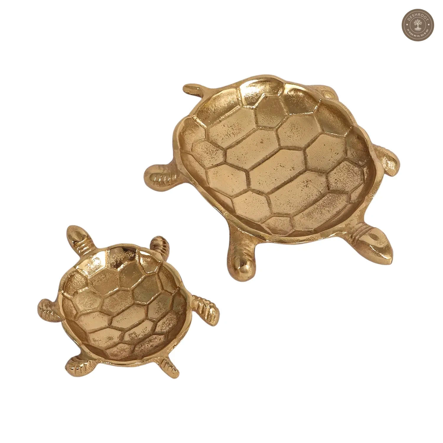 Gold Tortoise Trinket Organiser Set