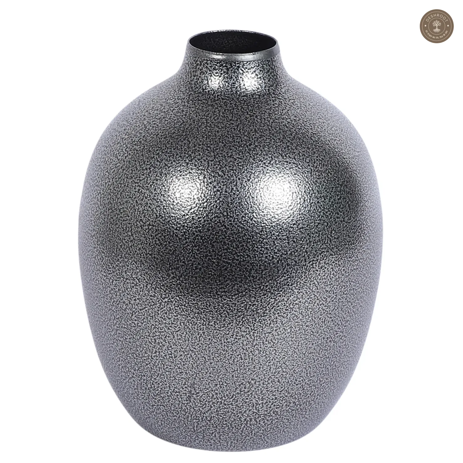 Silver Textured Planter Set of 2
