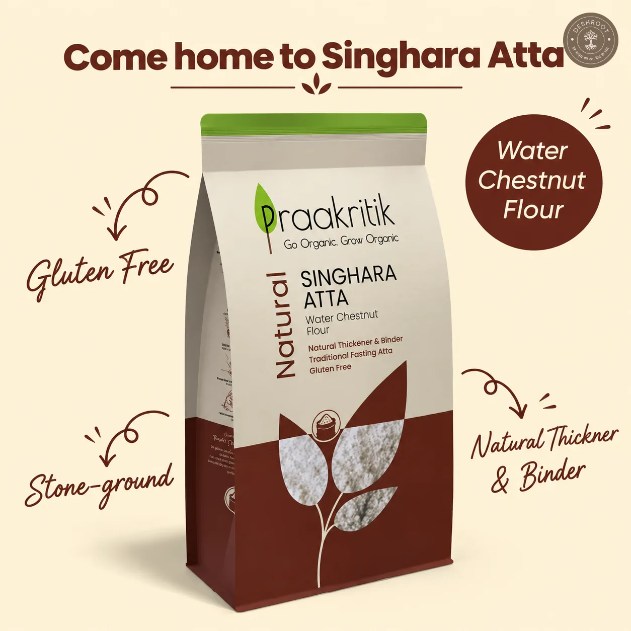 Natural Singhara Atta 500GM