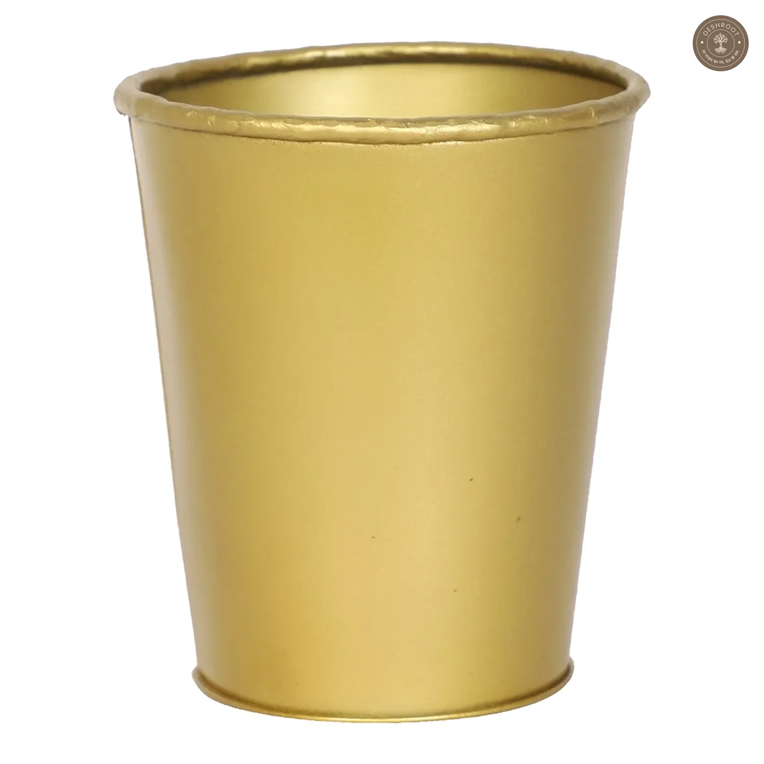 Gold Glass Shape Planter Set of 3