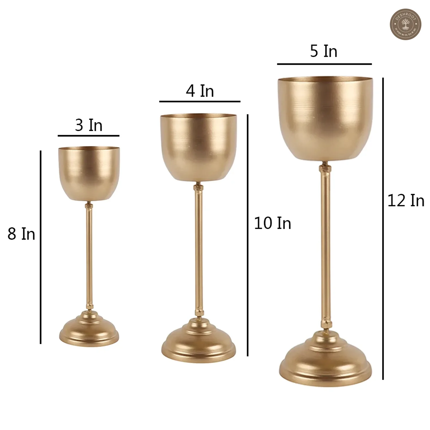 Small Detachable Planter Set of 3
