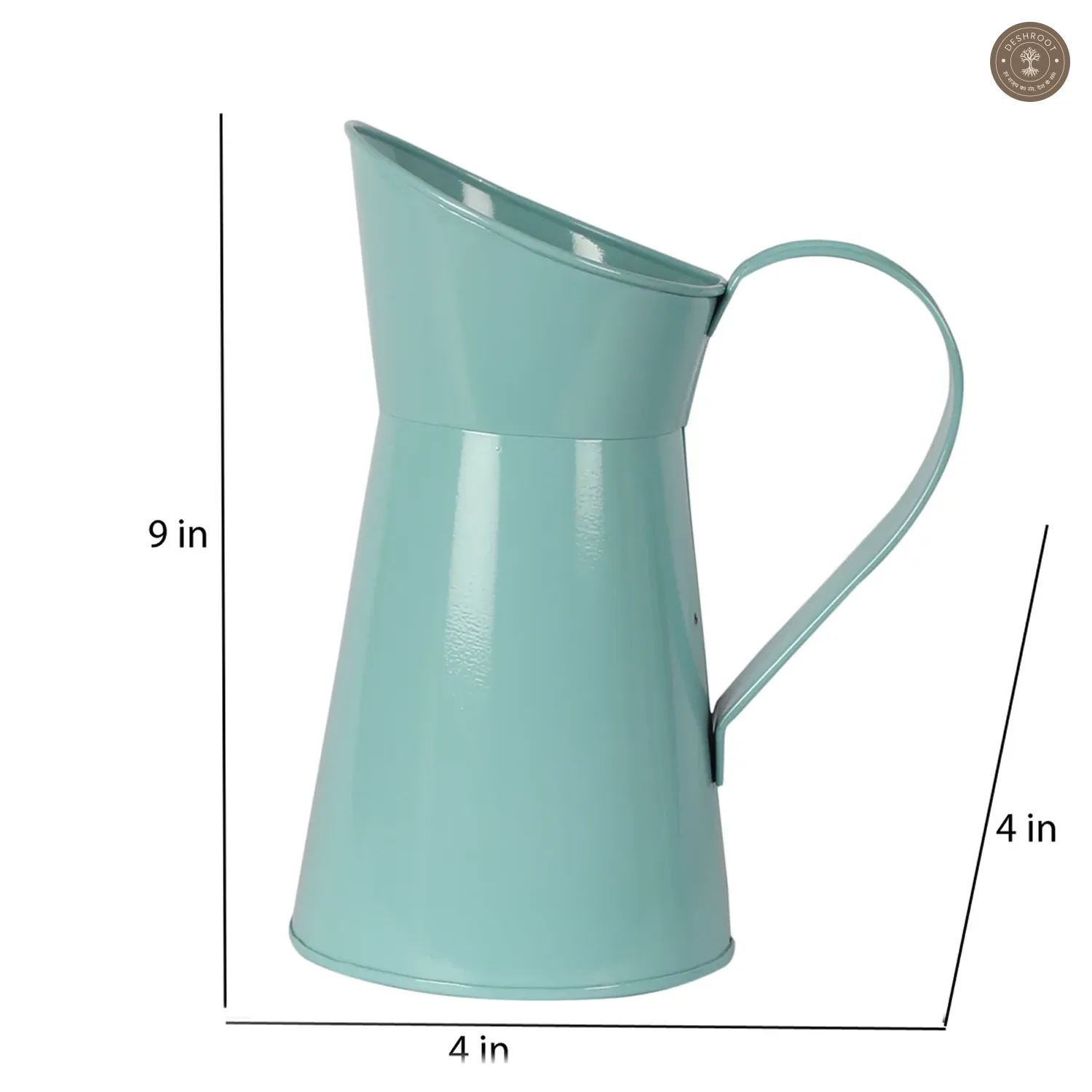 Green Jug Pot Planter Set of 2