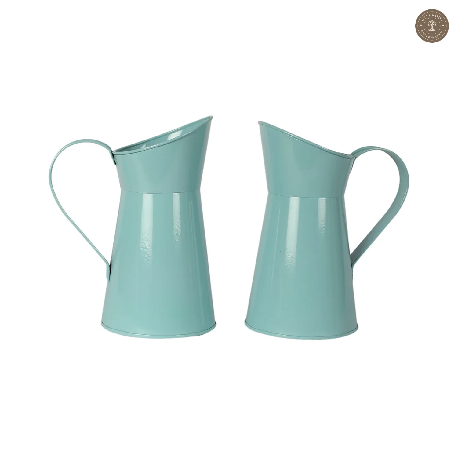 Green Jug Pot Planter Set of 2