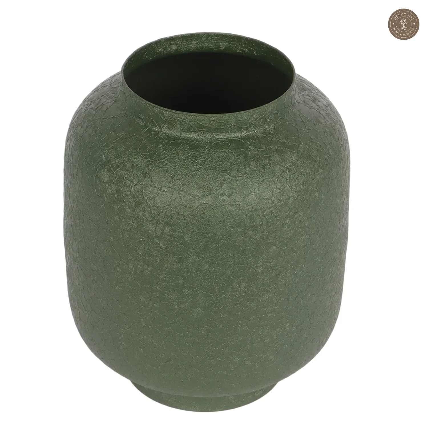 Green Textured Flower Pot Set of 2