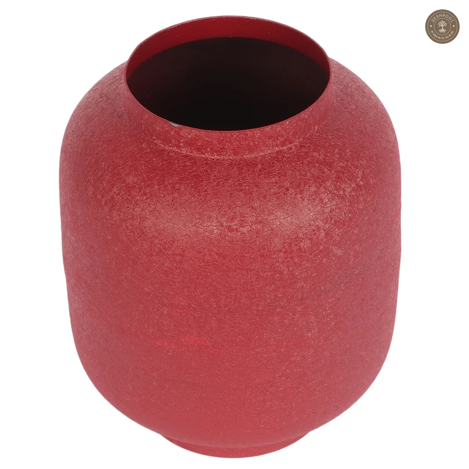 Maroon Textured Flower Pot Set of 2