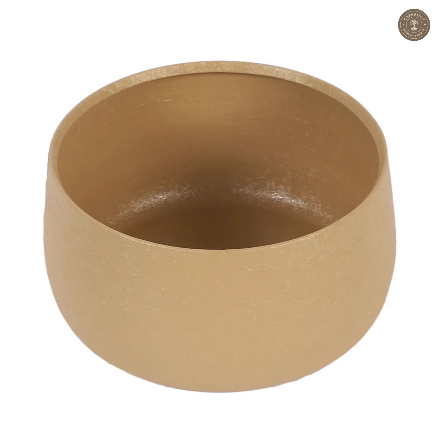 Biege Bowl Textured Planter Set of 2