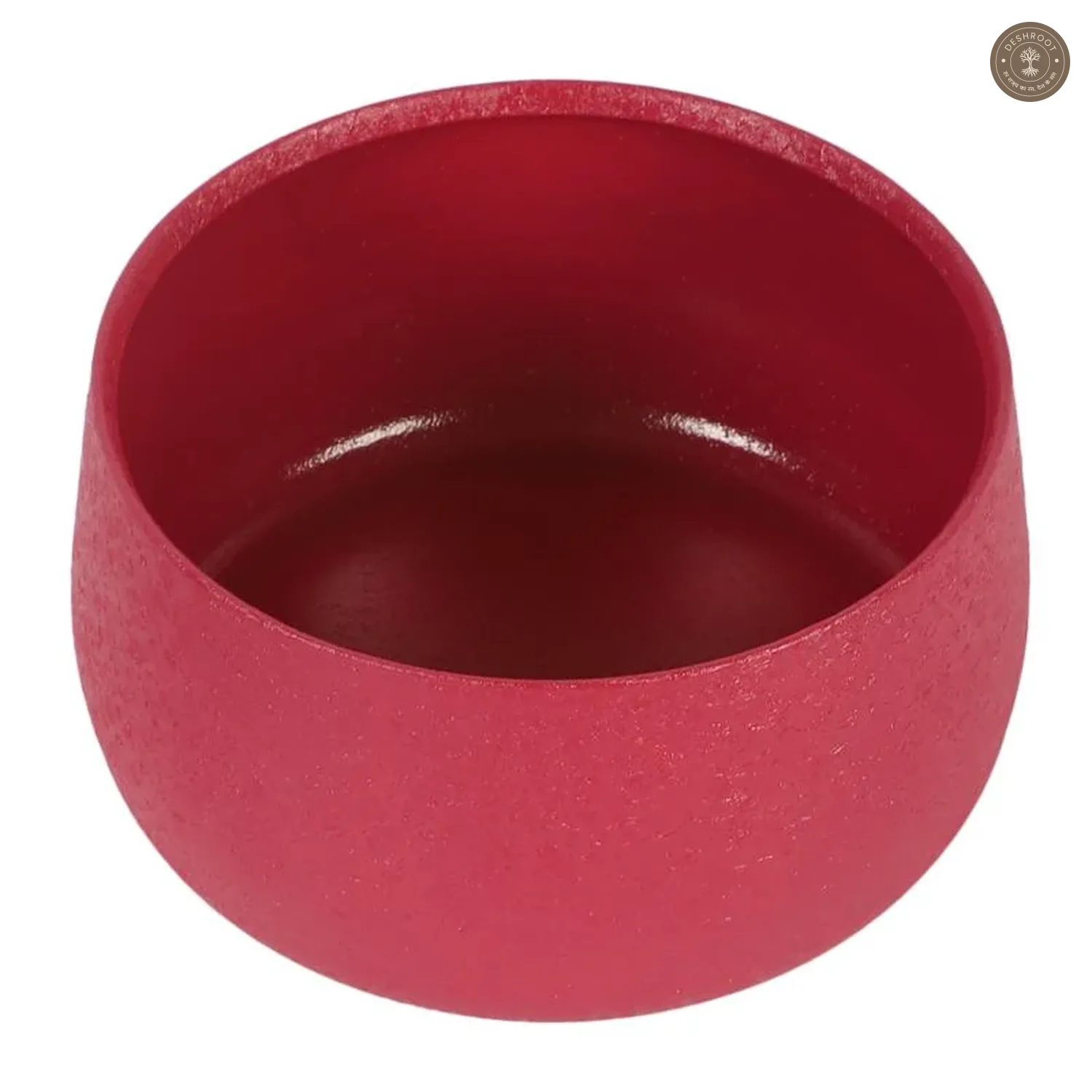 Maroon Bowl Textured Planter Set of 2
