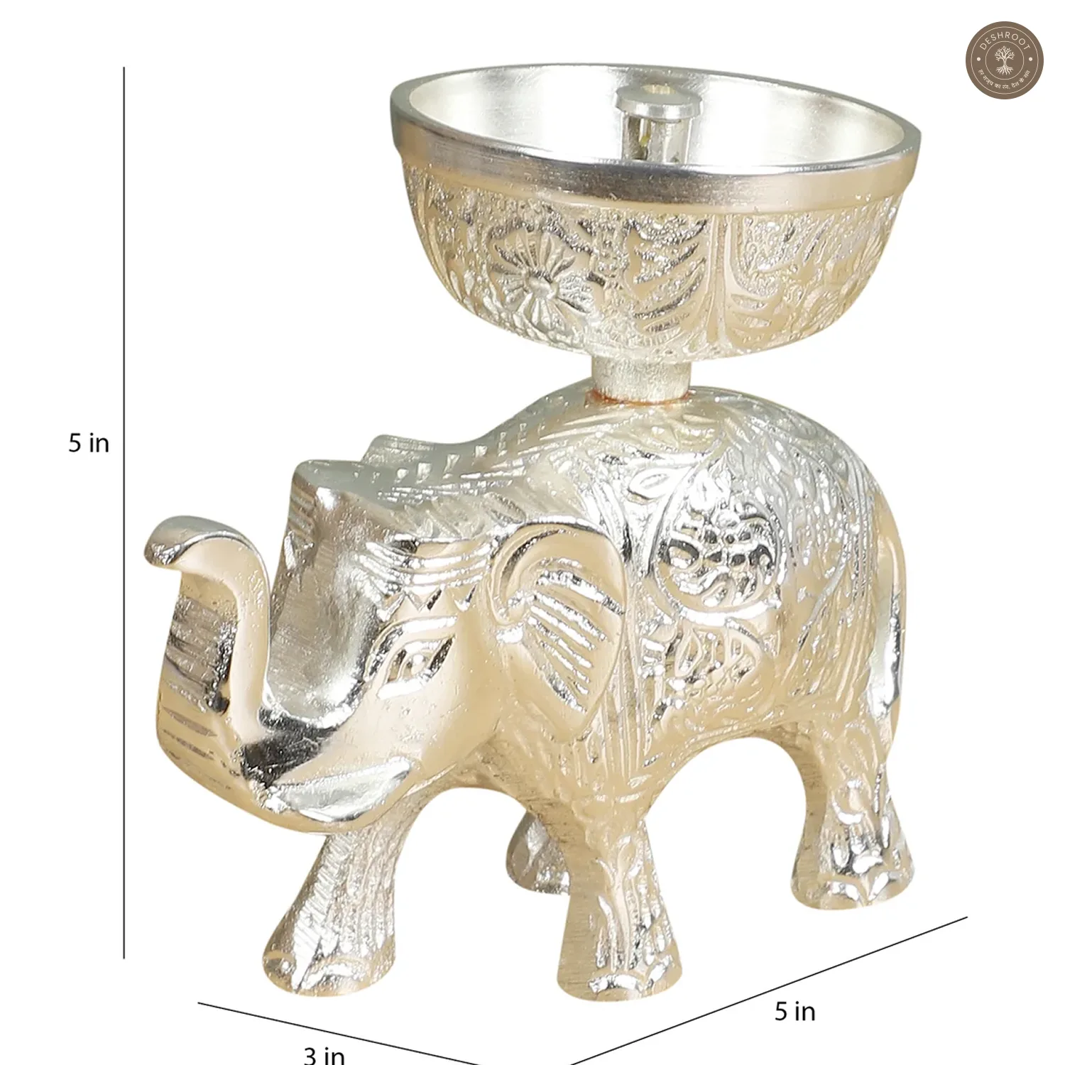Aluminium Elephant Akhand Dia