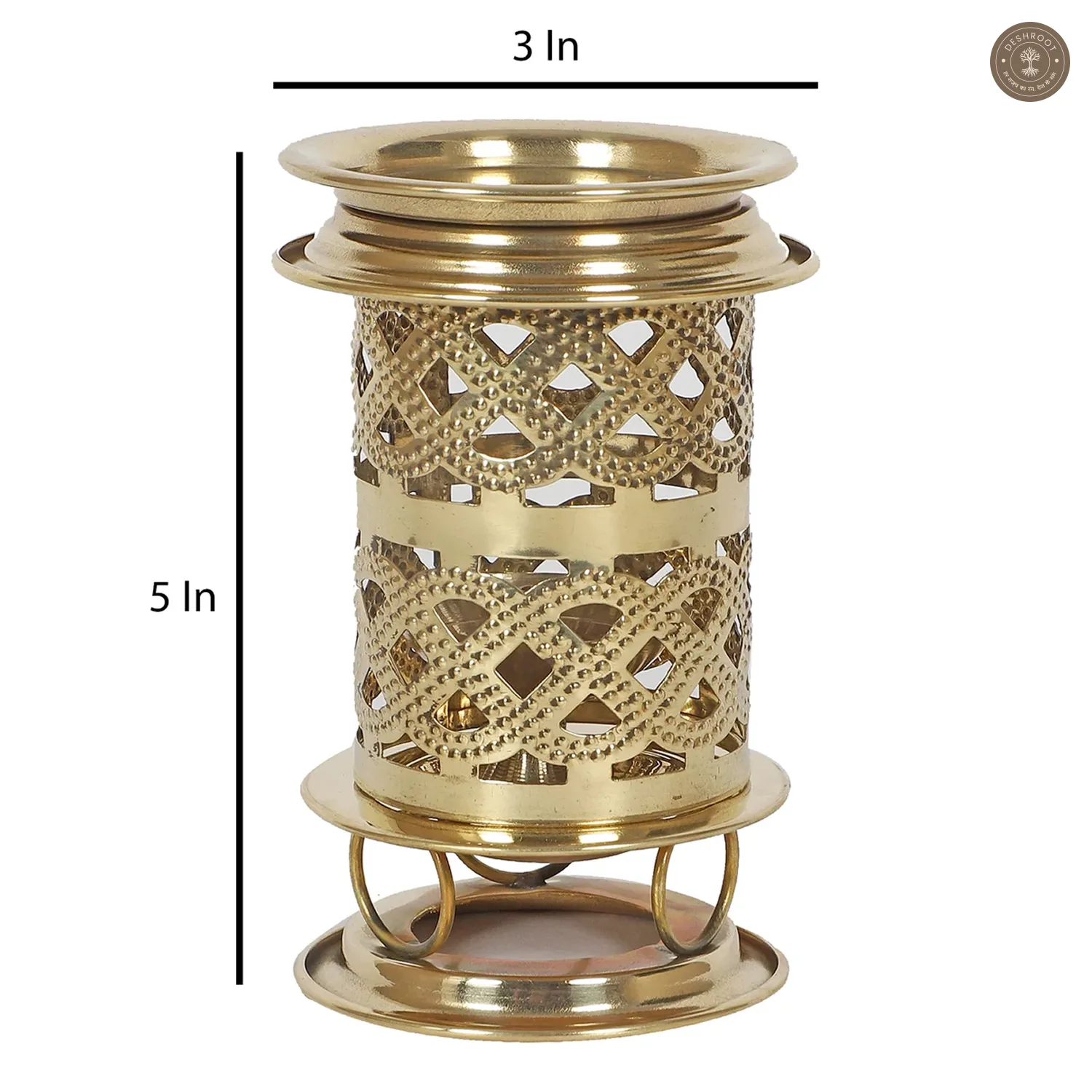 Brass Chimney Akhand Dia