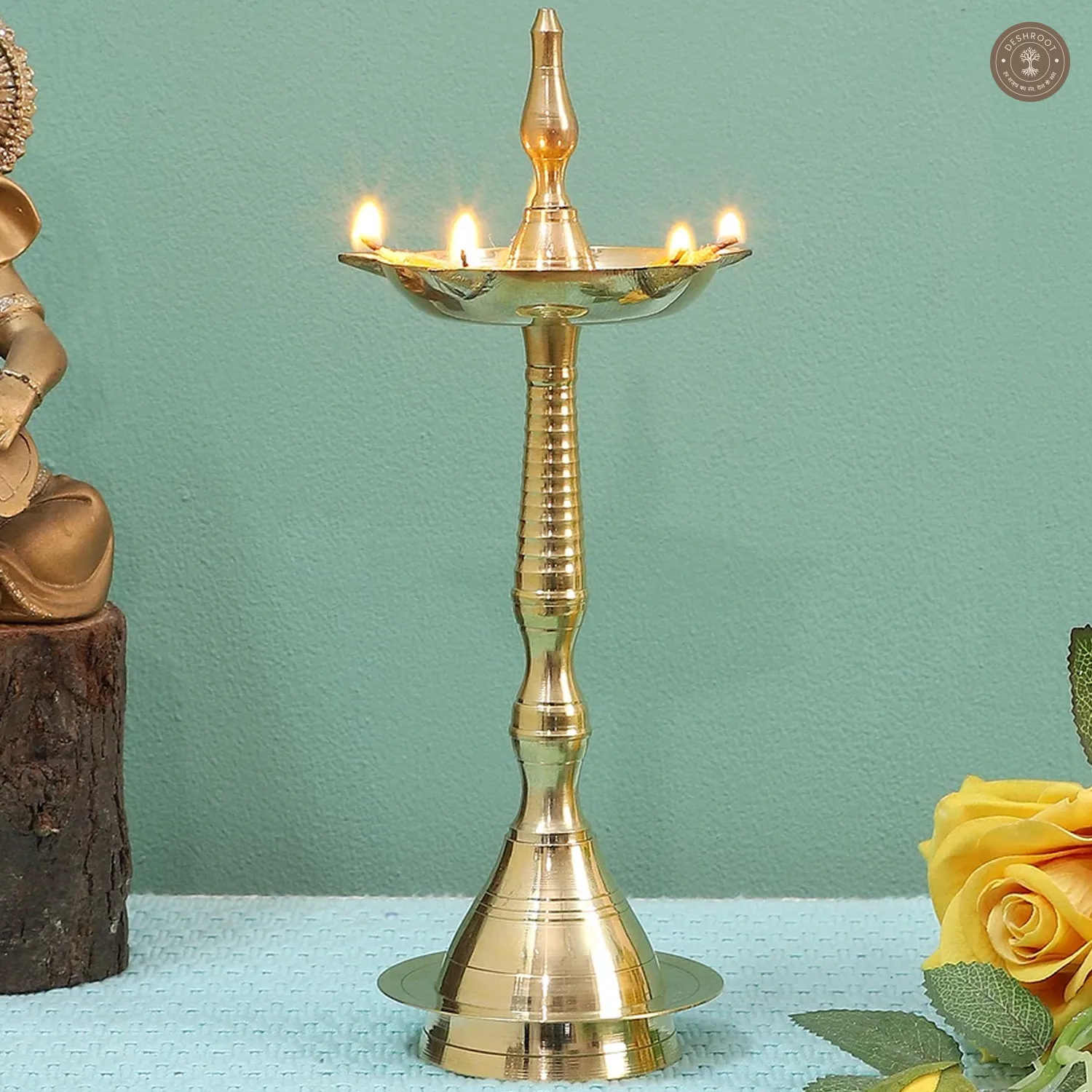 Brass Kerela Deepak Set of 2