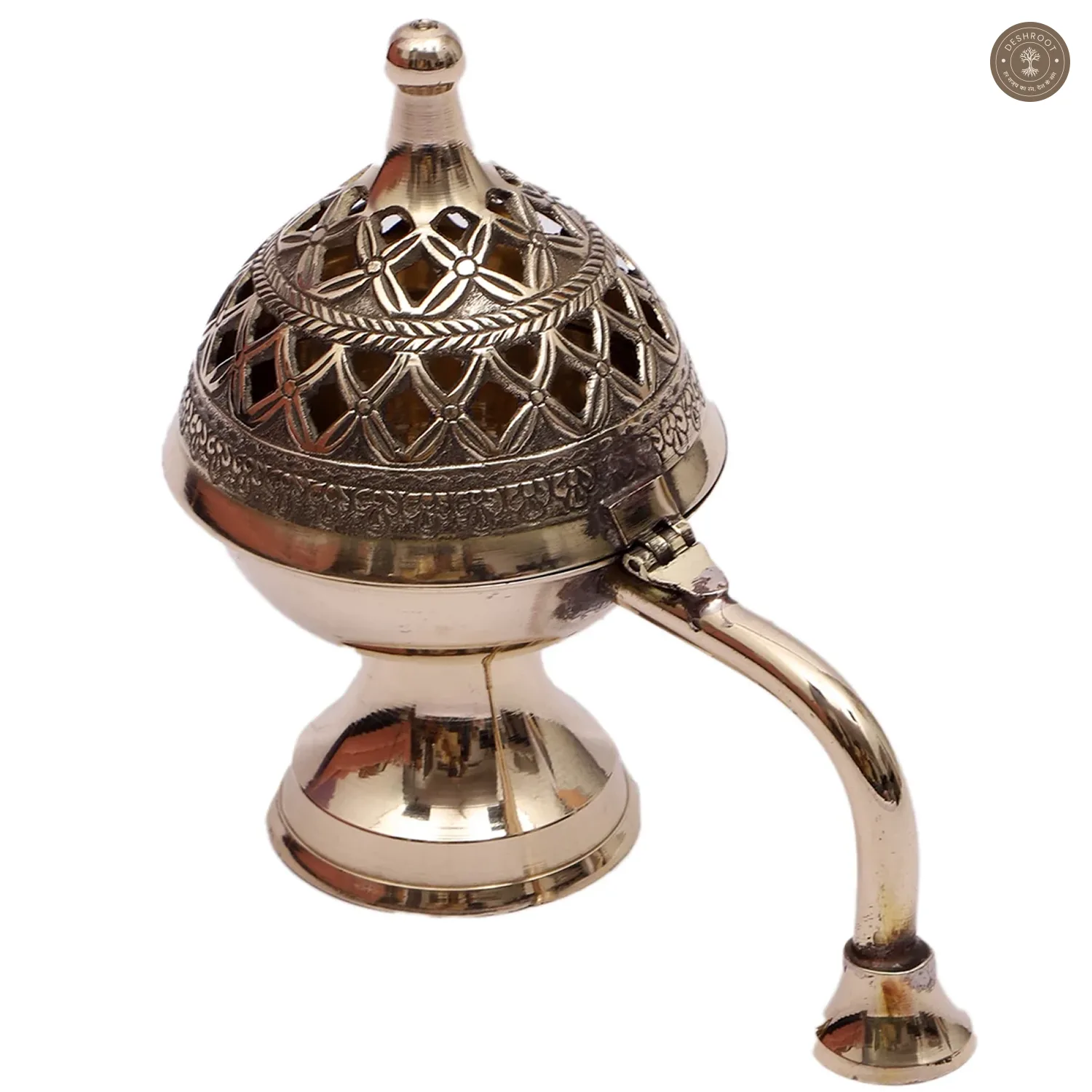Brass Lobaan With Handle