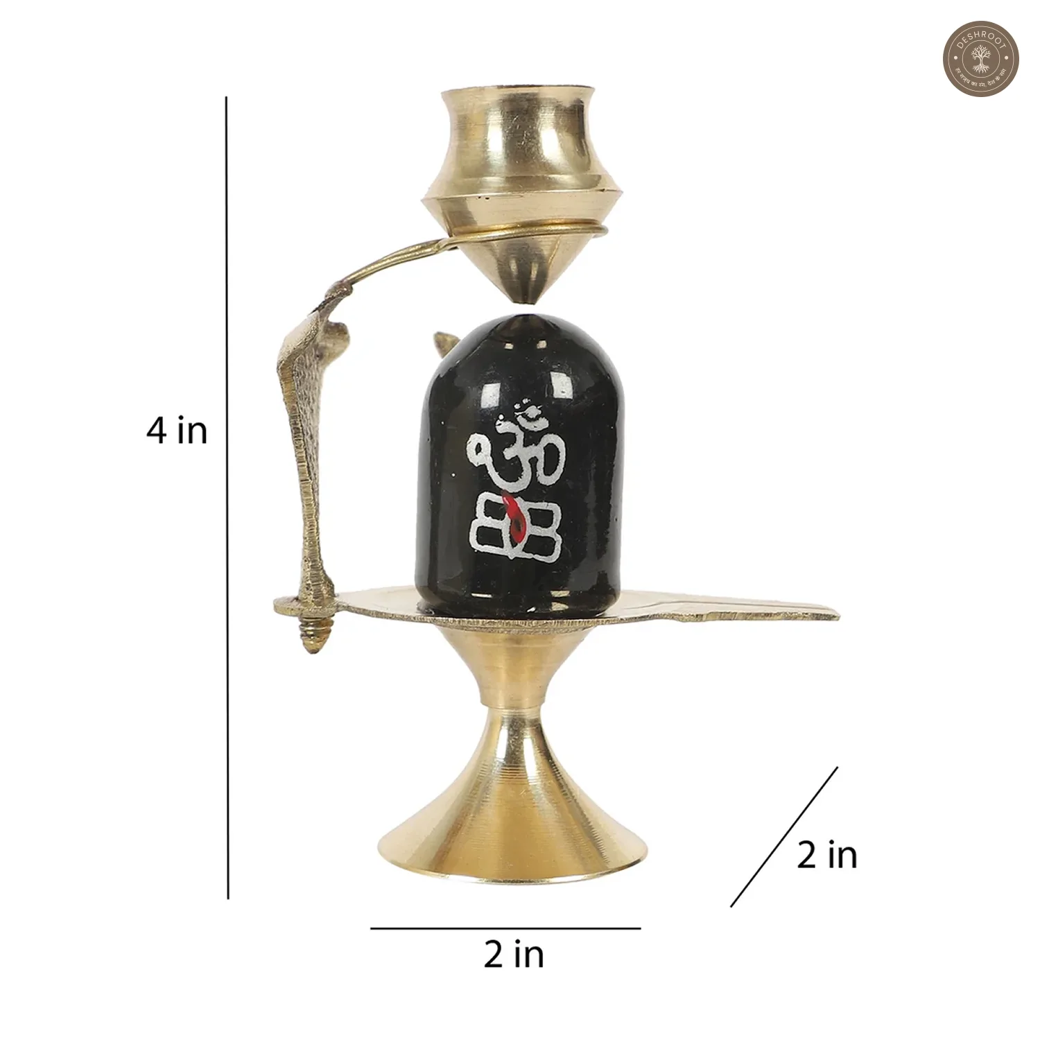 Brass Small Shivling