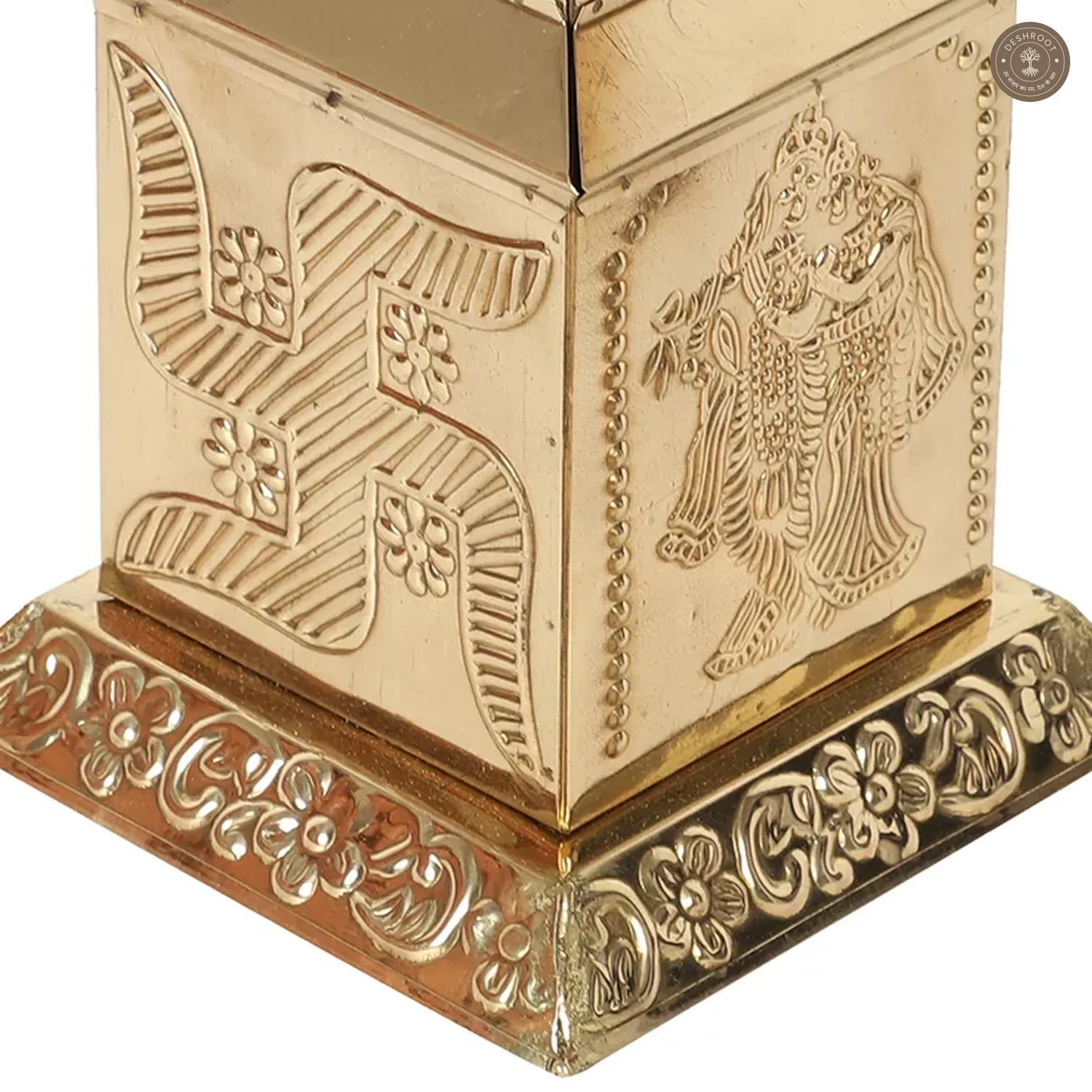 Brass Tulsi Pot