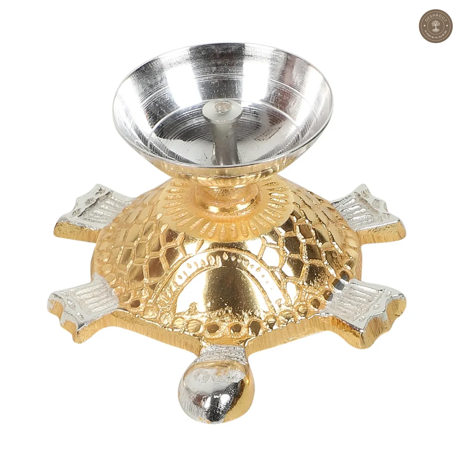 Gold Tortoise Akhand Dia
