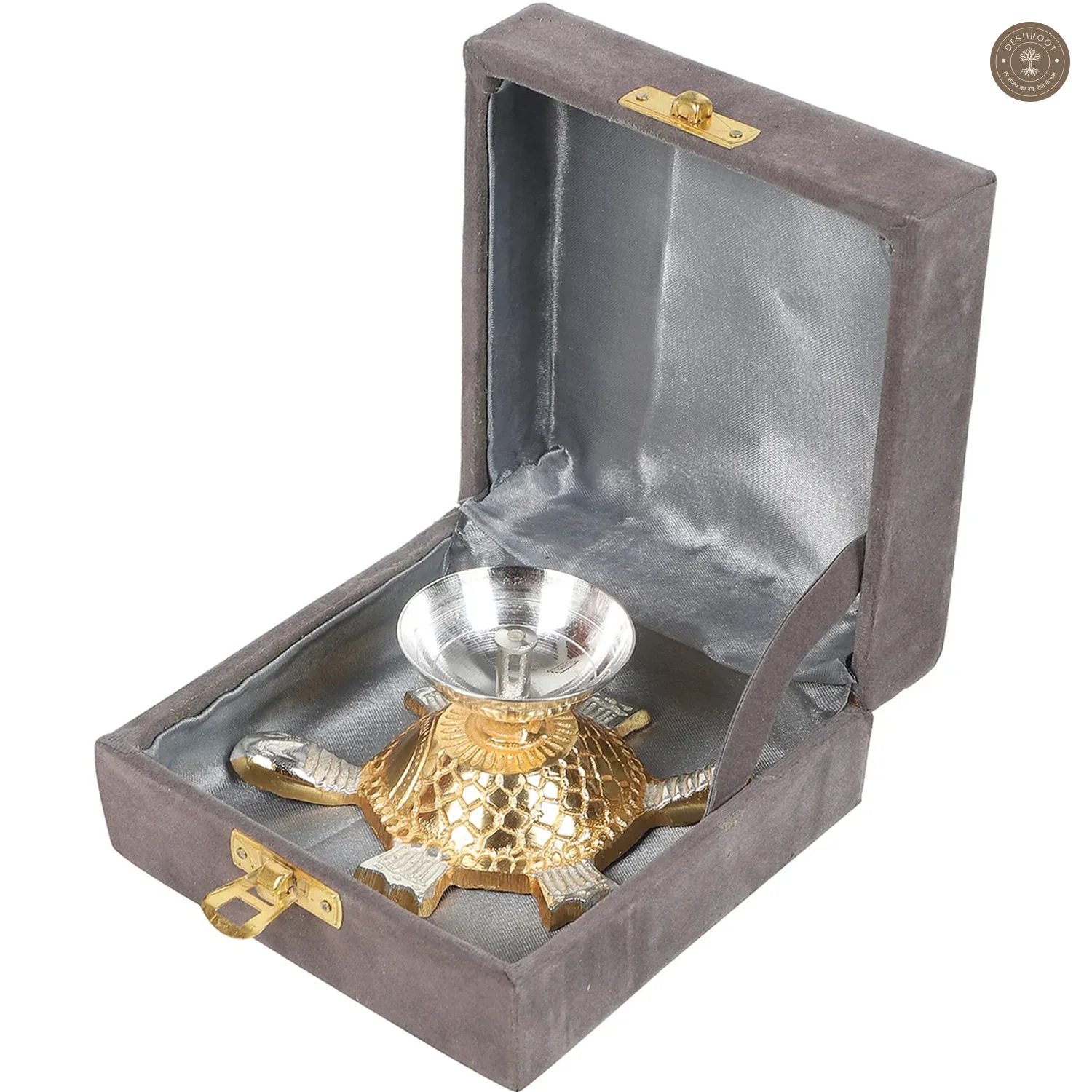 Gold Tortoise Akhand Dia