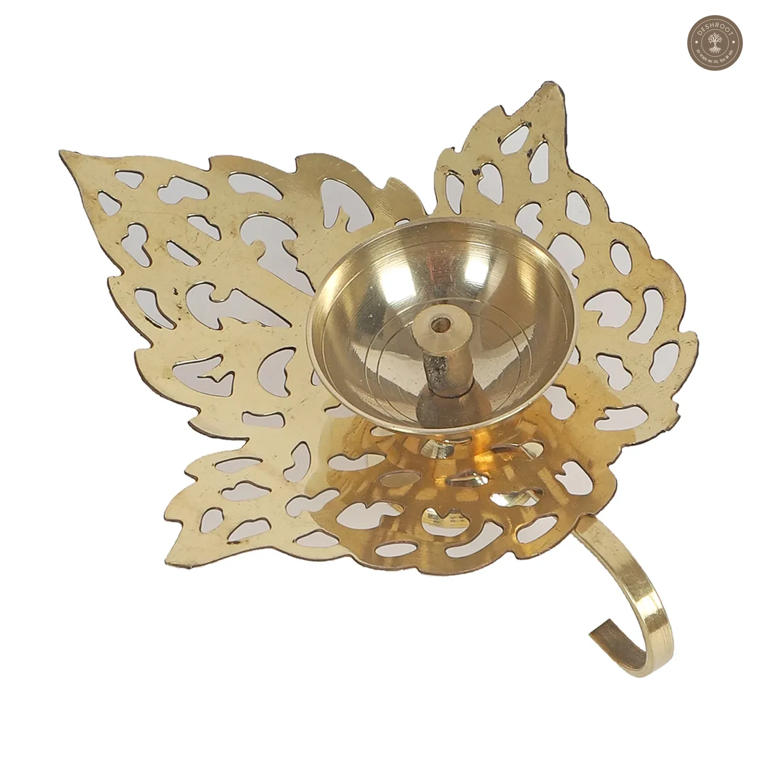 Leaf Brass DIa With Handle