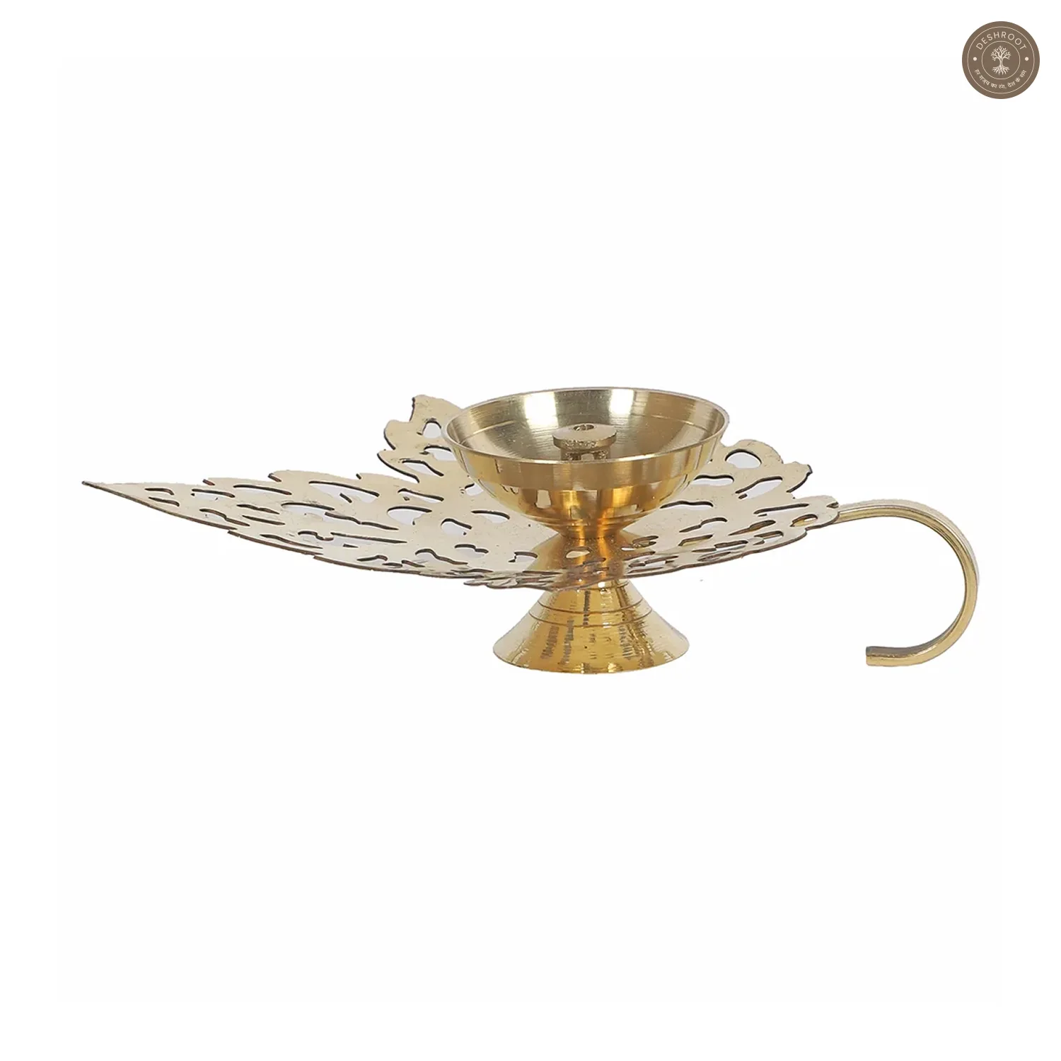 Leaf Brass DIa With Handle