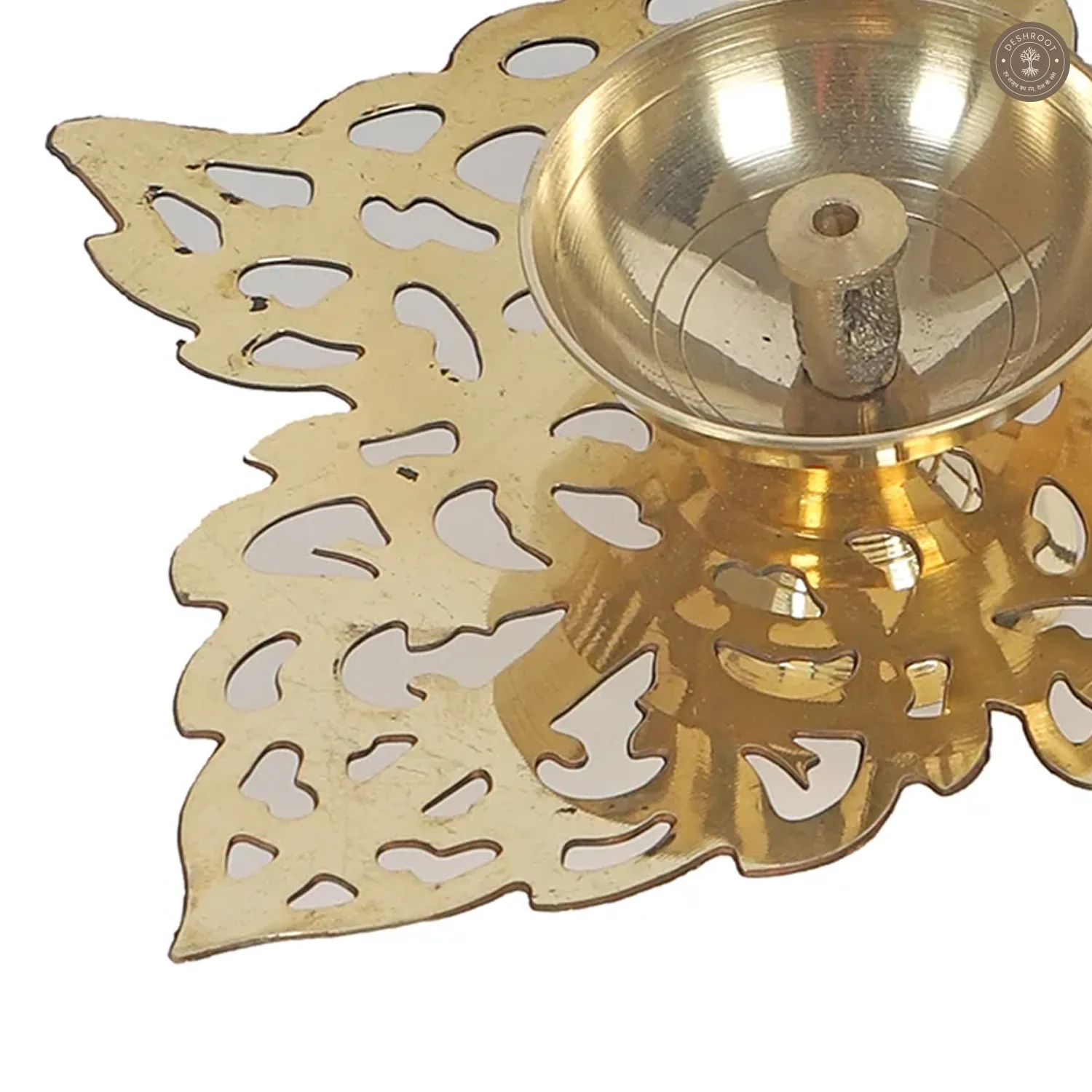 Leaf Brass DIa With Handle
