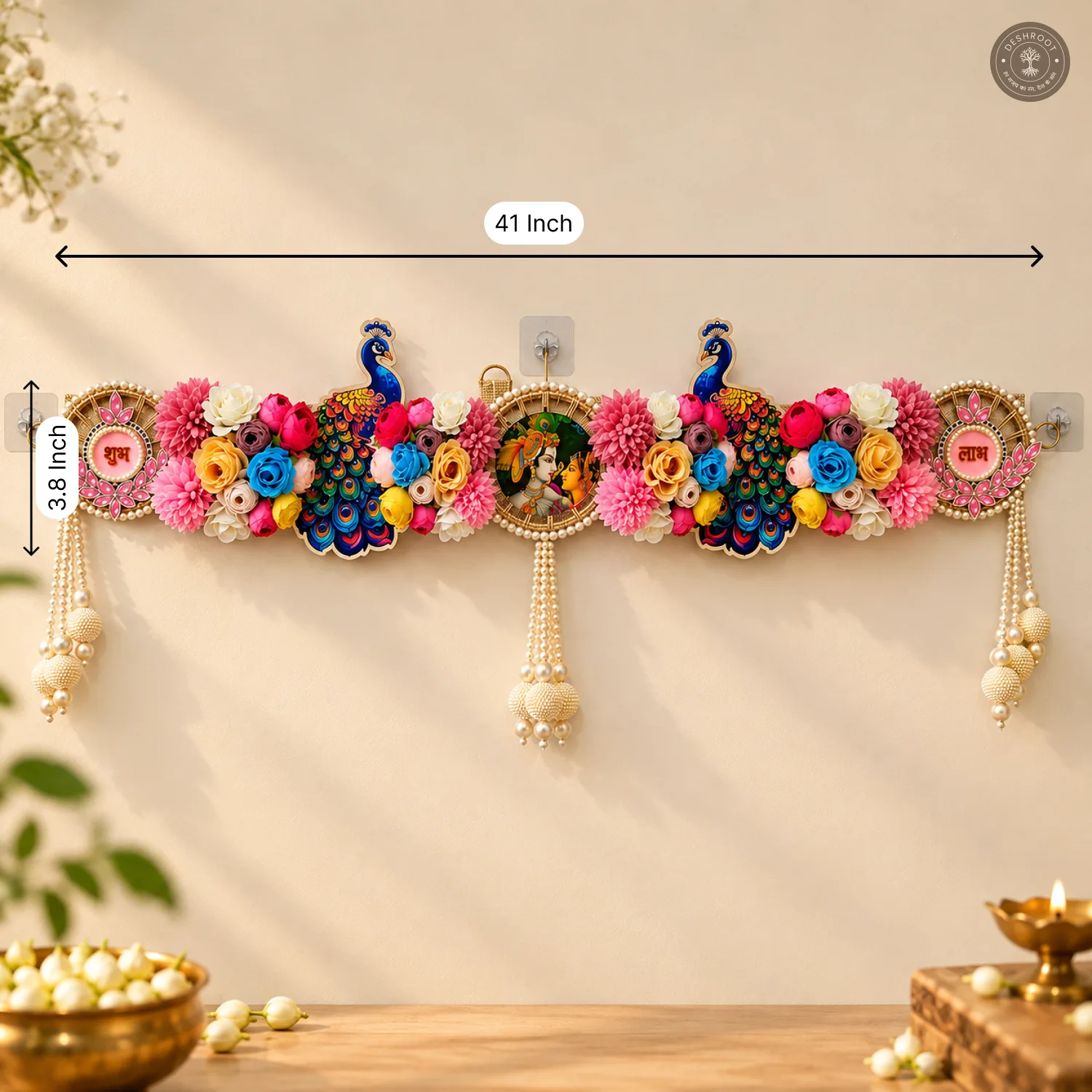 Floral Peacock Bandhanwar