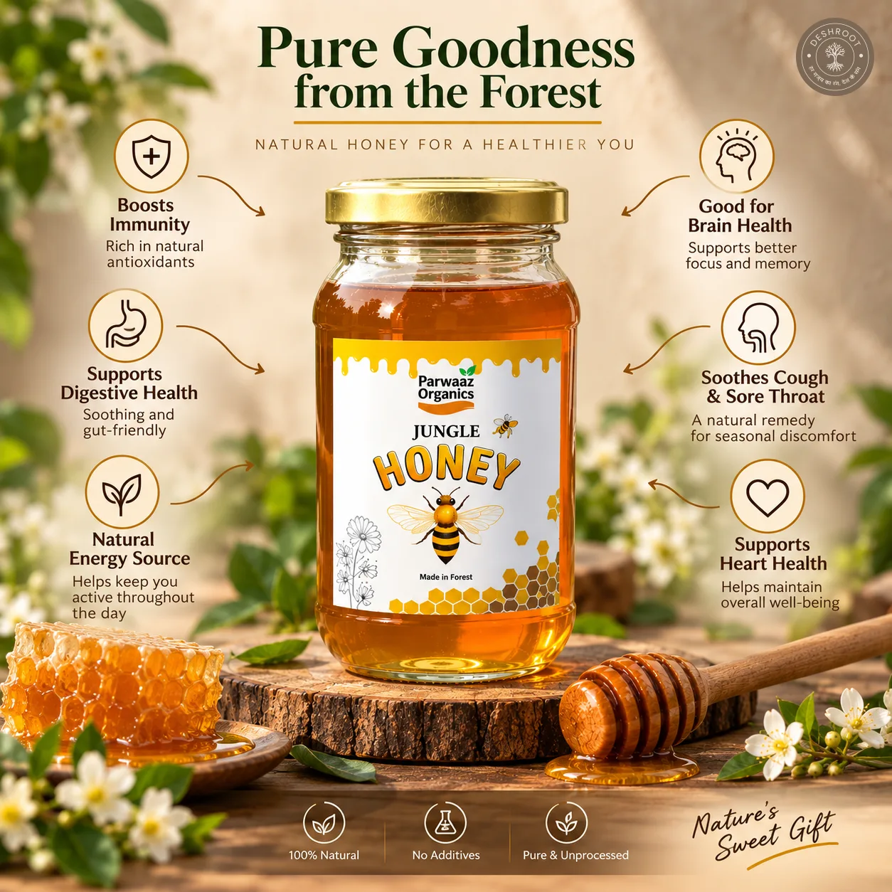Raw Jungle Honey