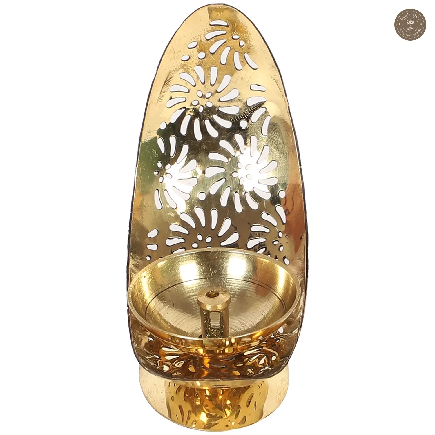 Moon Shape Brass Akhand Dia