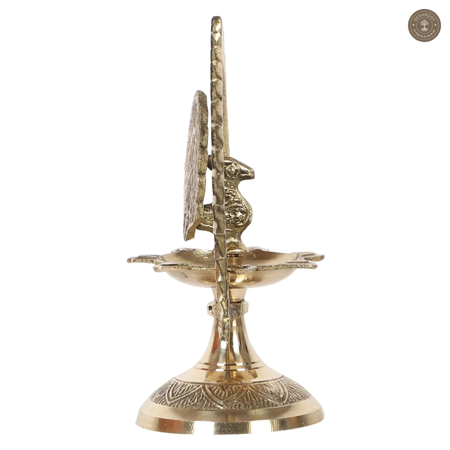 Peacock Brass Kerela Deepak Set of 2