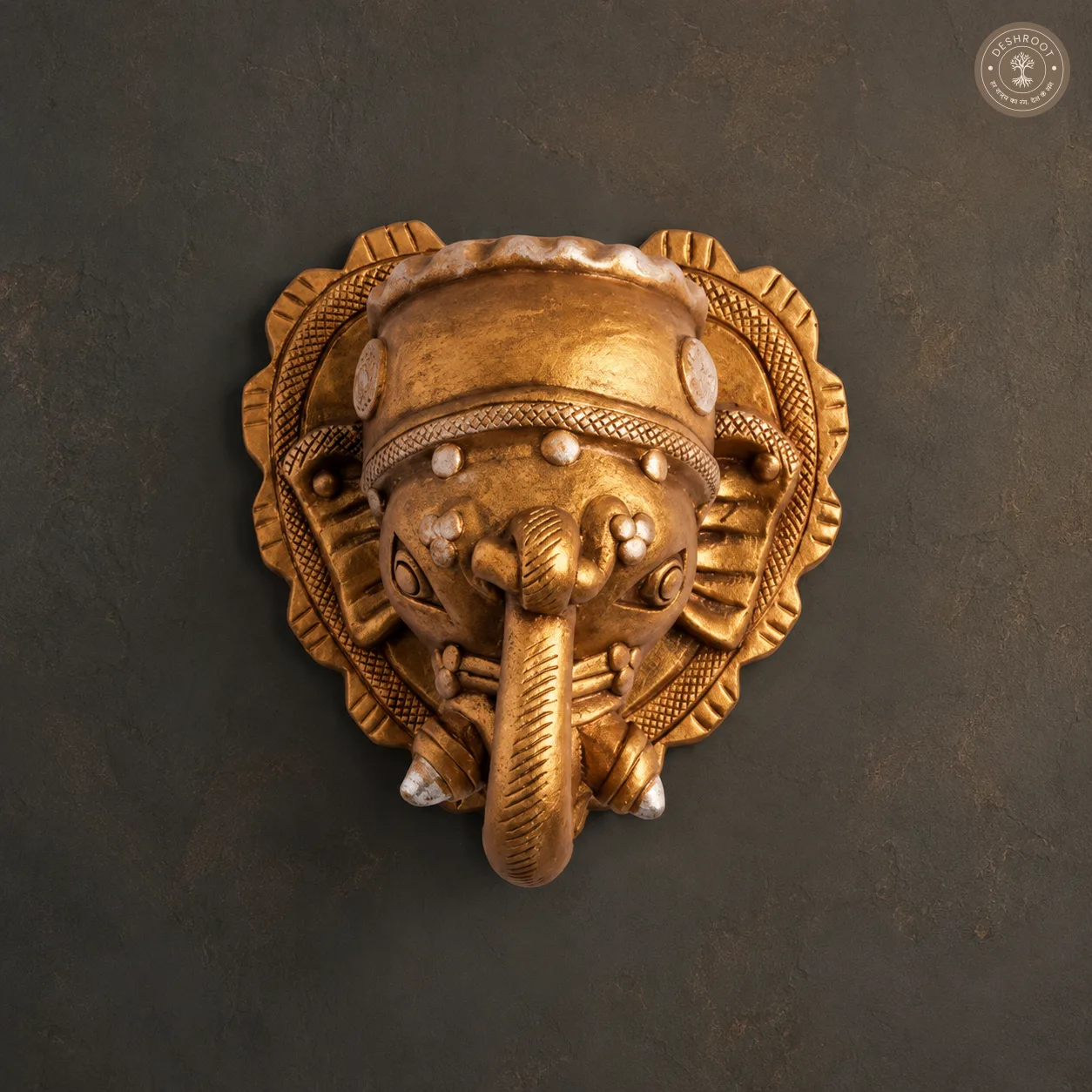 Handcrafted Terracotta Elephant Wall Hanging