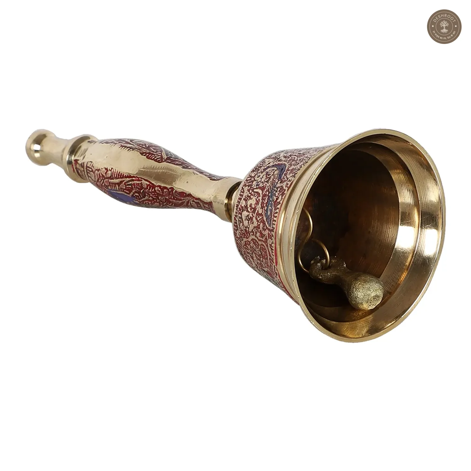Pink & Gold Brass Bell