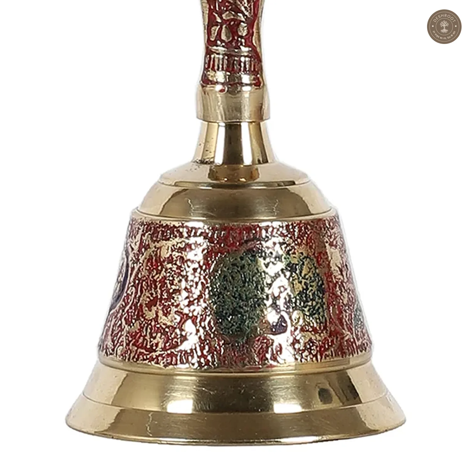 Pink & Gold Brass Bell