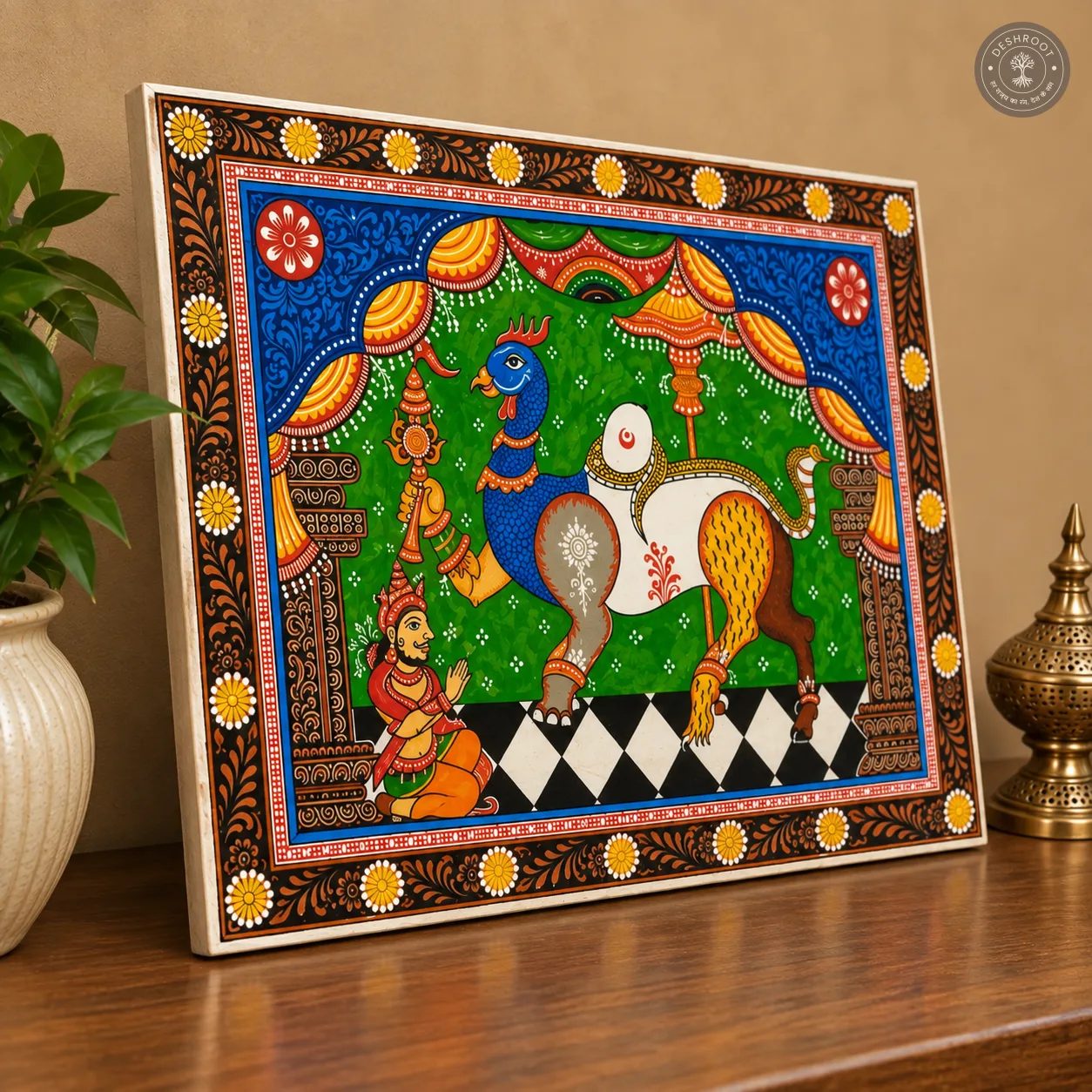 Handcrafted Pattachitra Folk Art Painting