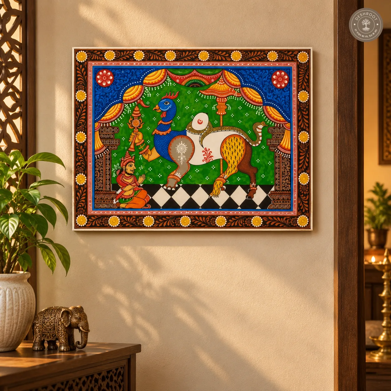 Handcrafted Pattachitra Folk Art Painting