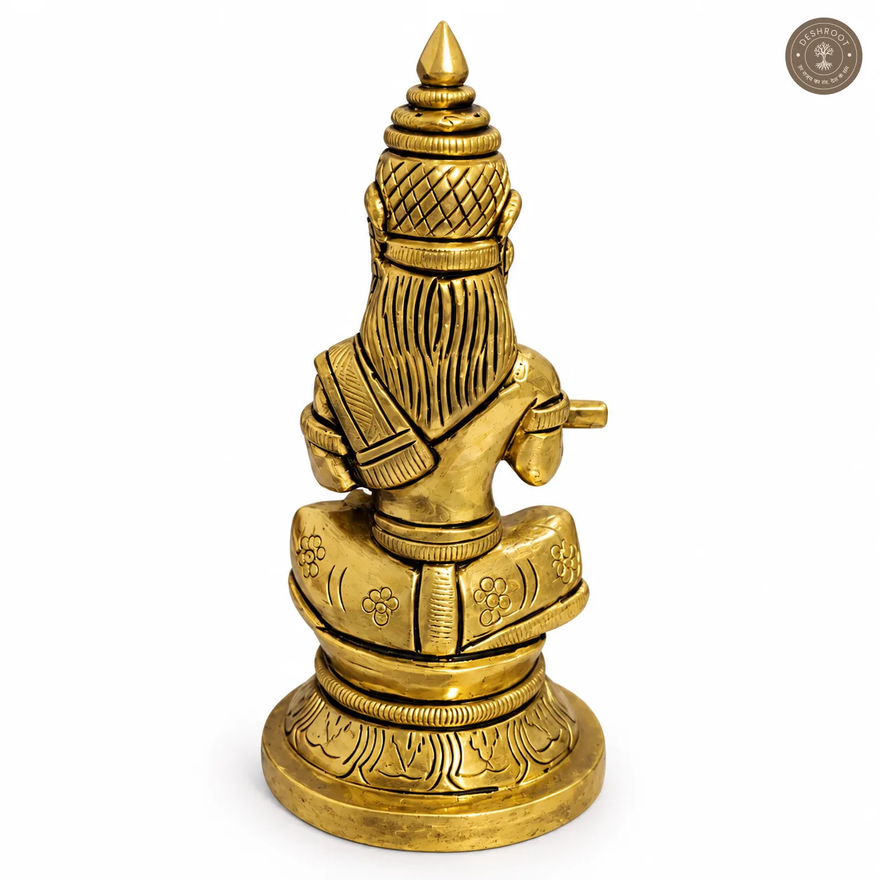 Handcrafted Brass Annapurna Devi Idol – 250 gms Traditional Goddess Annapurna Statue for Home Temple, Pooja Room, Kitchen, Spiritual Décor & Auspicious Gifting