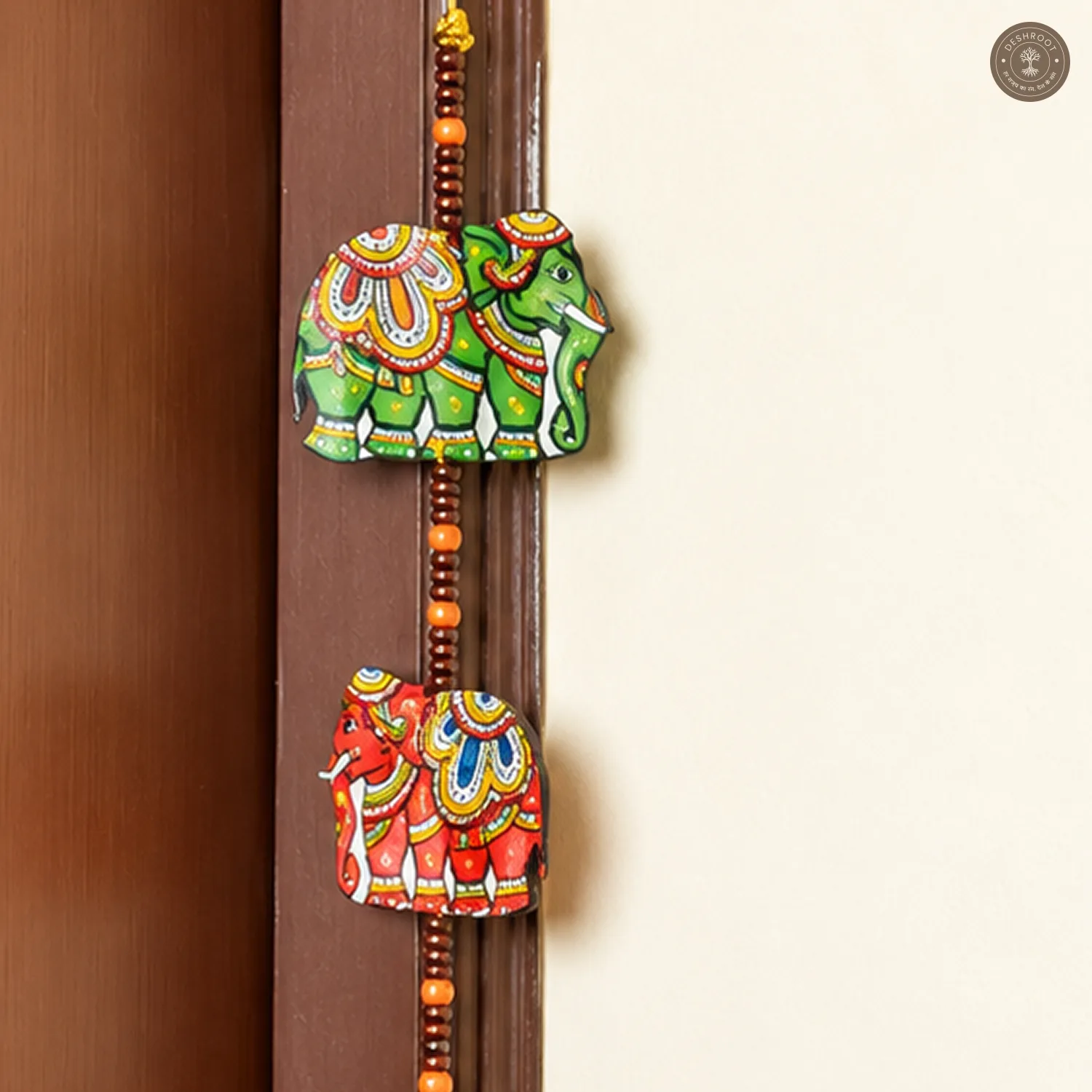 Leather Elephant Toran (Pack of 2)