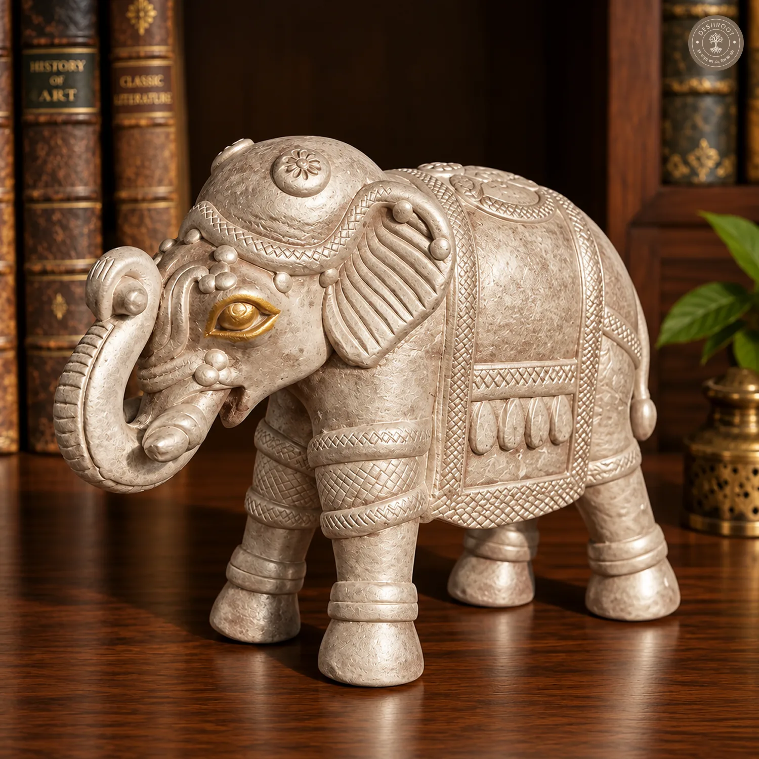 Handcrafted Terracotta Elephant Figurine – Traditional Decorative Art Piec
