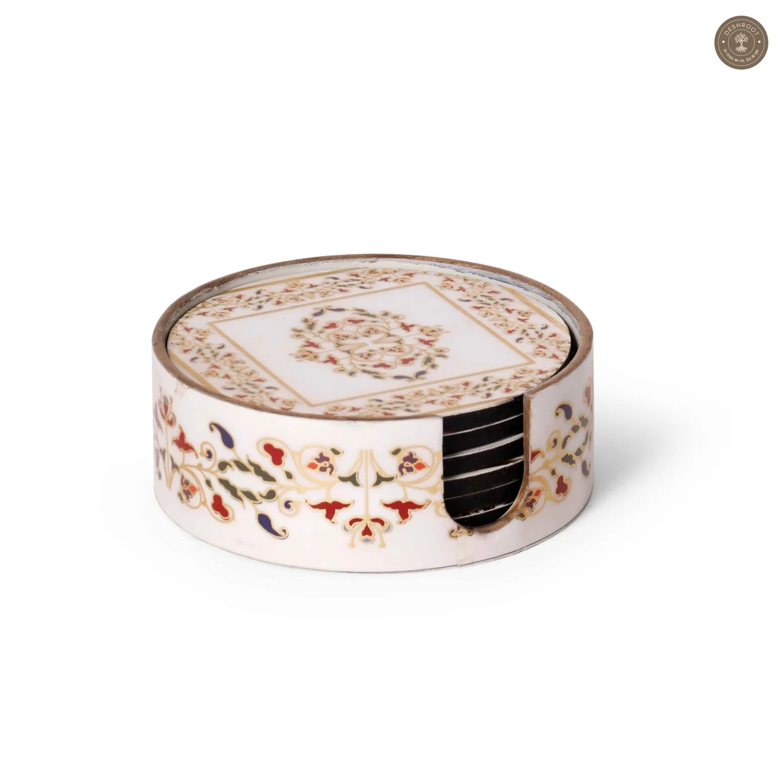Handcrafted Floral Design Tea & Coffee Coasters