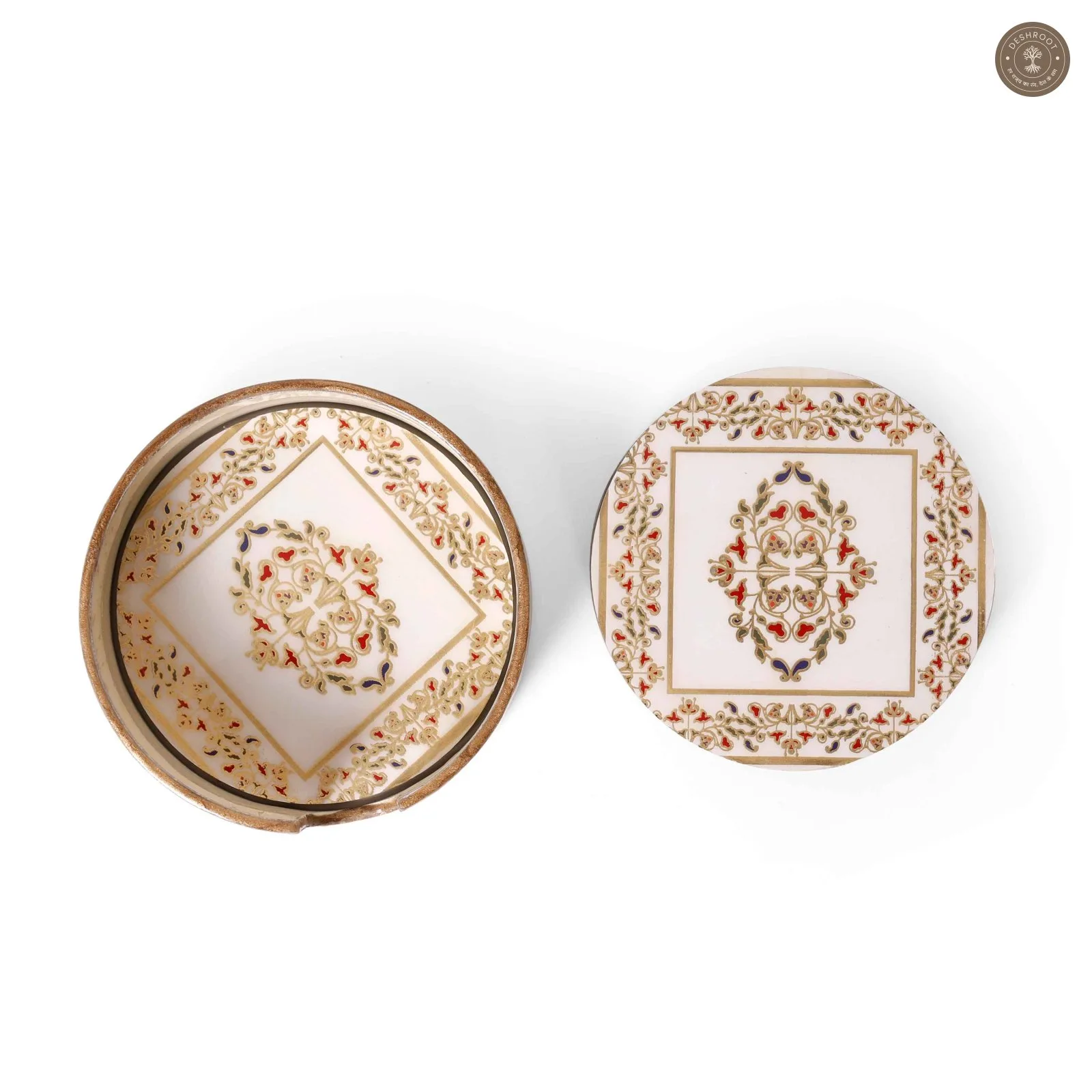 Handcrafted Floral Design Tea & Coffee Coasters