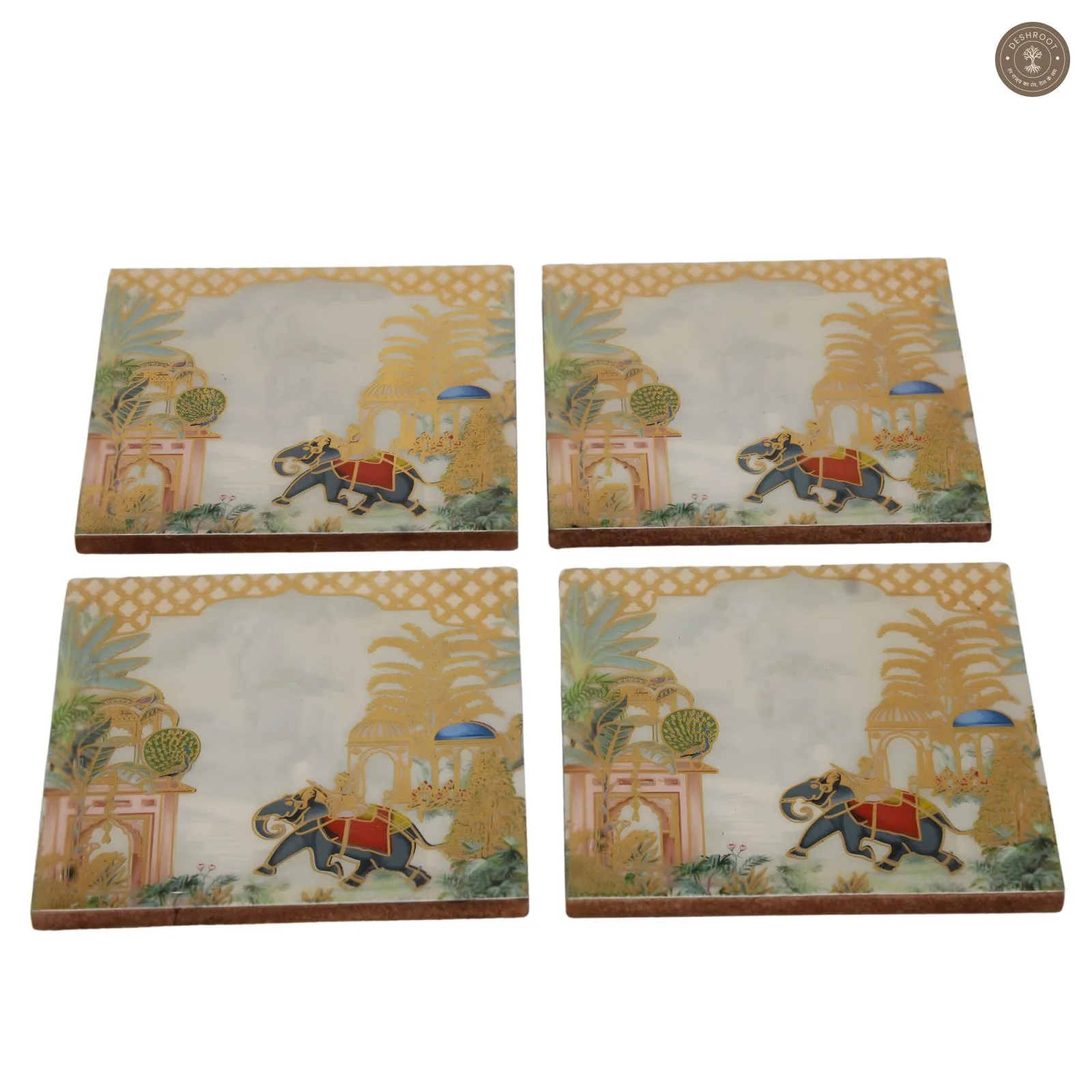 Premium Royal Indian Elephant Coasters