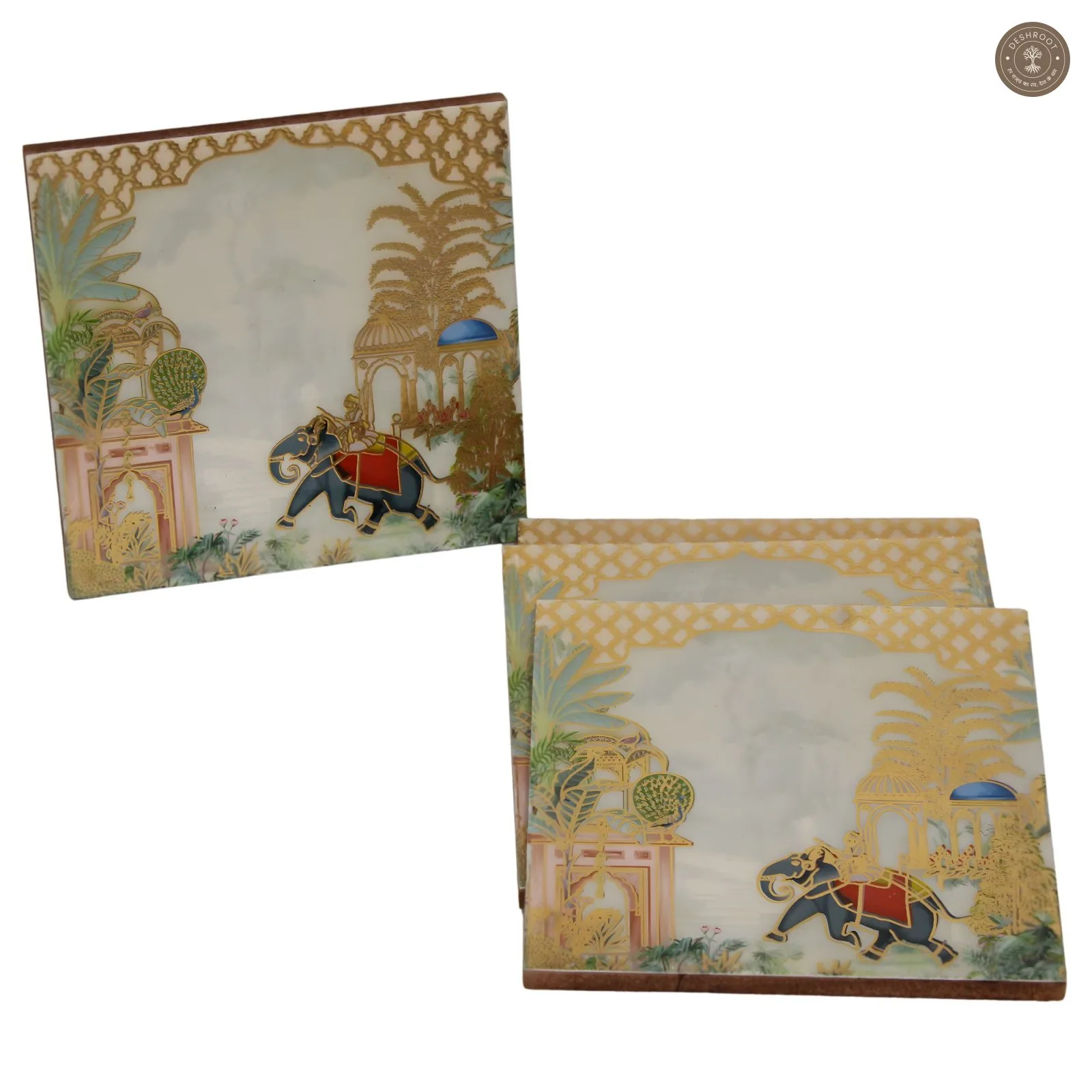 Premium Royal Indian Elephant Coasters