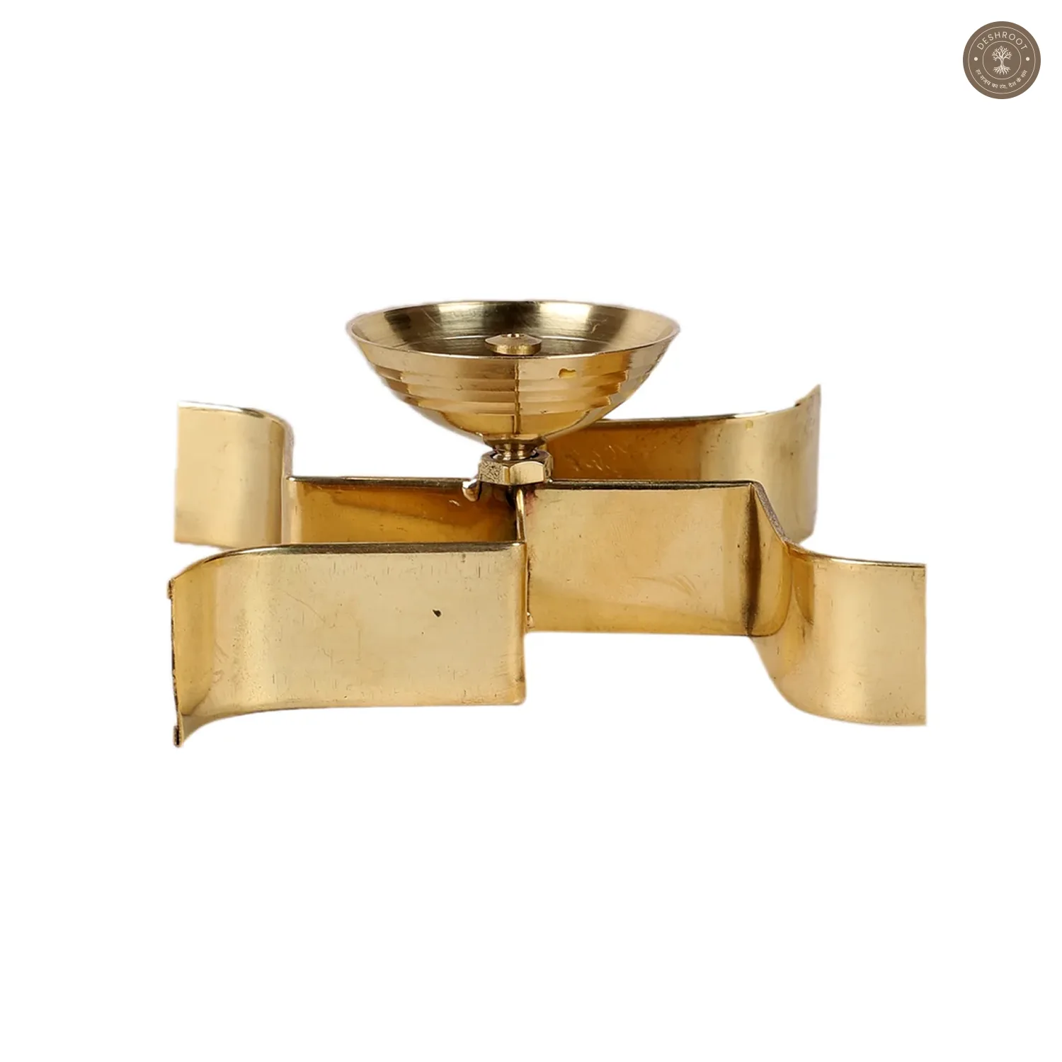 Sleeping Satiya Brass Akhand Diya Set of 2