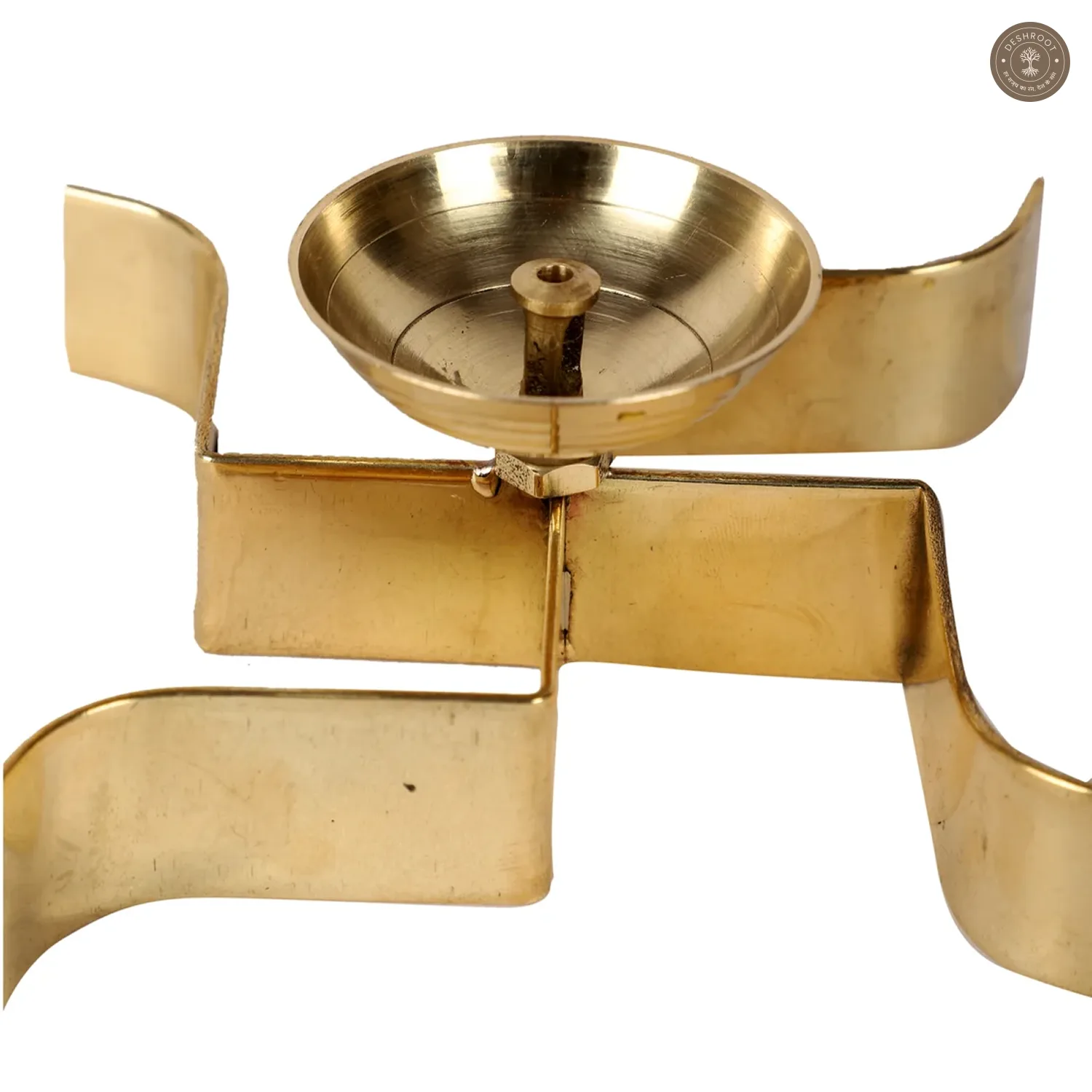 Sleeping Satiya Brass Akhand Diya Set of 2