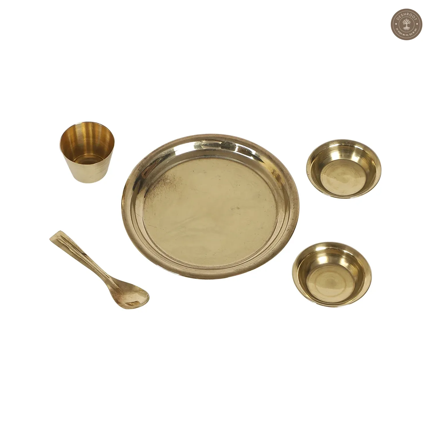 Small Bhog Thaal Set of 4