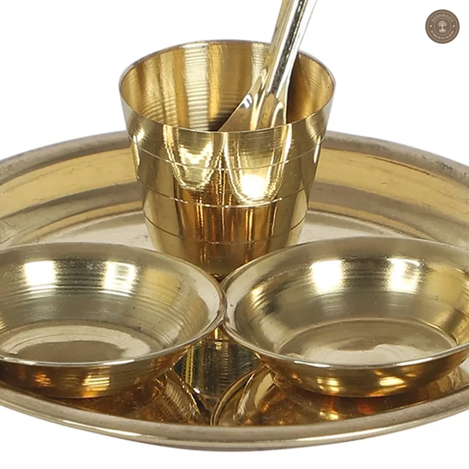 Small Bhog Thaal Set of 4