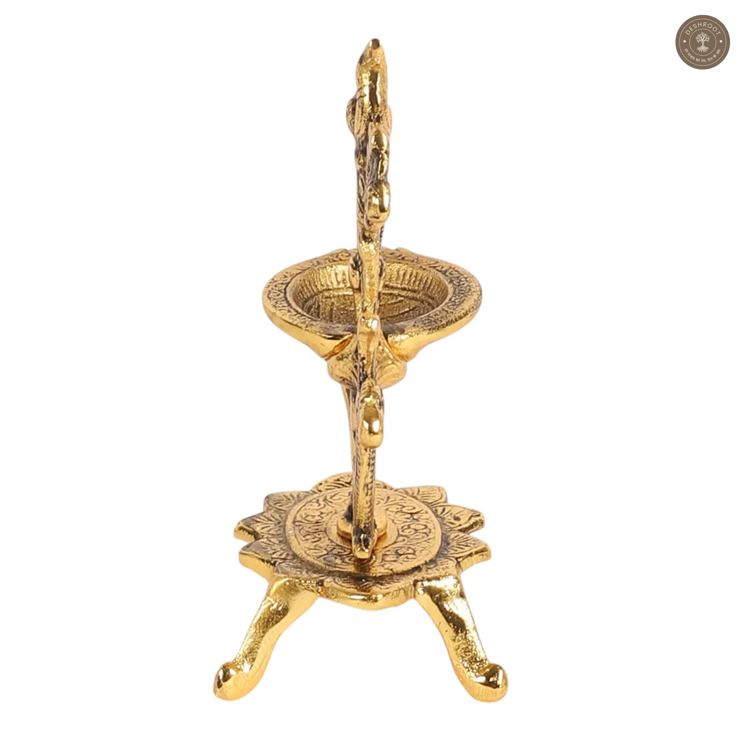 Gold ALuminum Peacock Dia