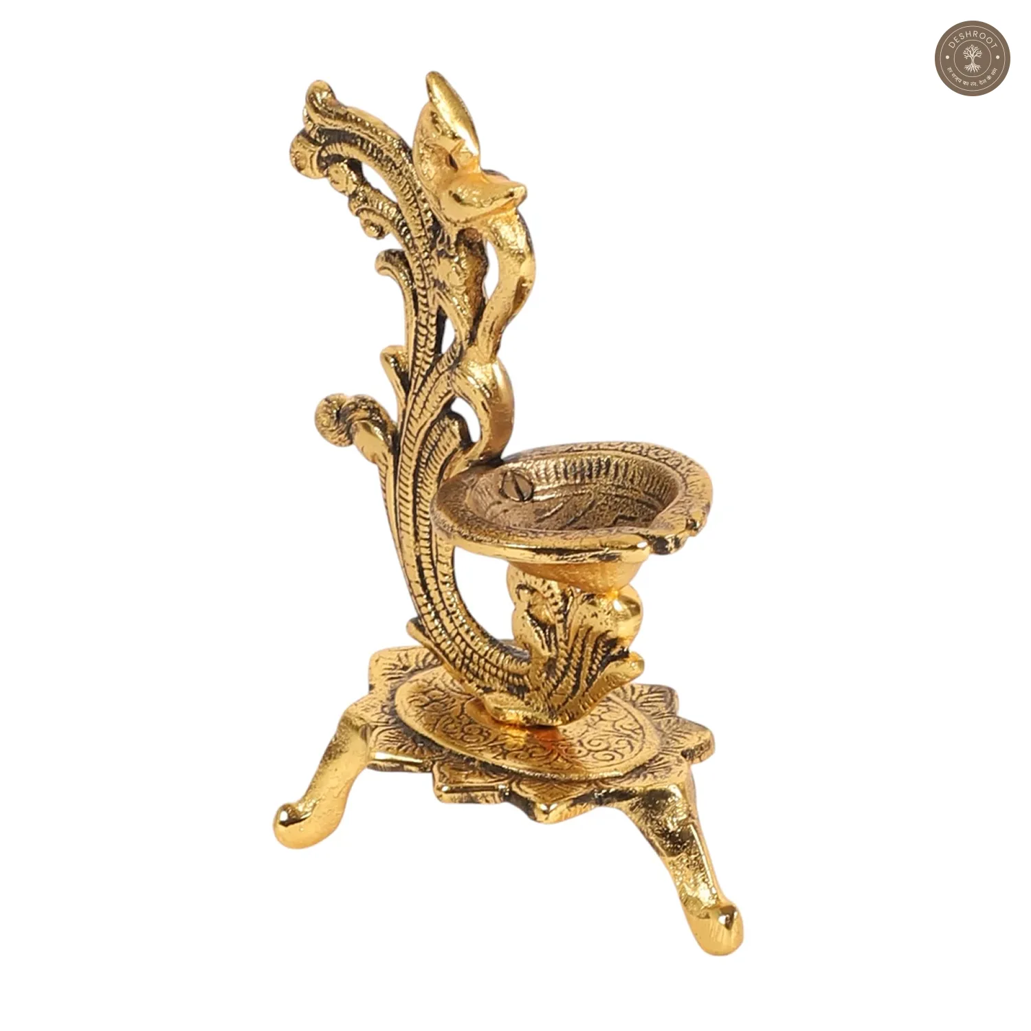 Gold ALuminum Peacock Dia